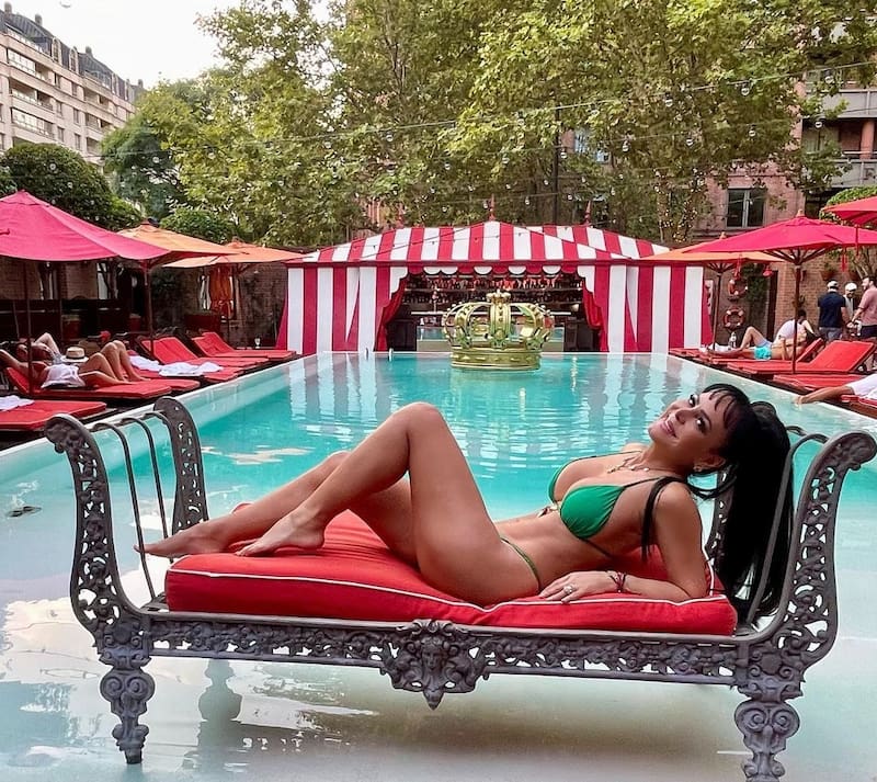 Maribel Guardia presume su tonificado abdomen en su paso por Argentina - Créditos: Instagram