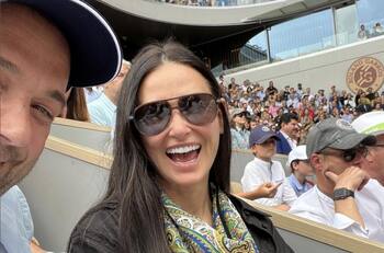 Demi Moore hace oficial su relación y publica románticas fotos con su novio