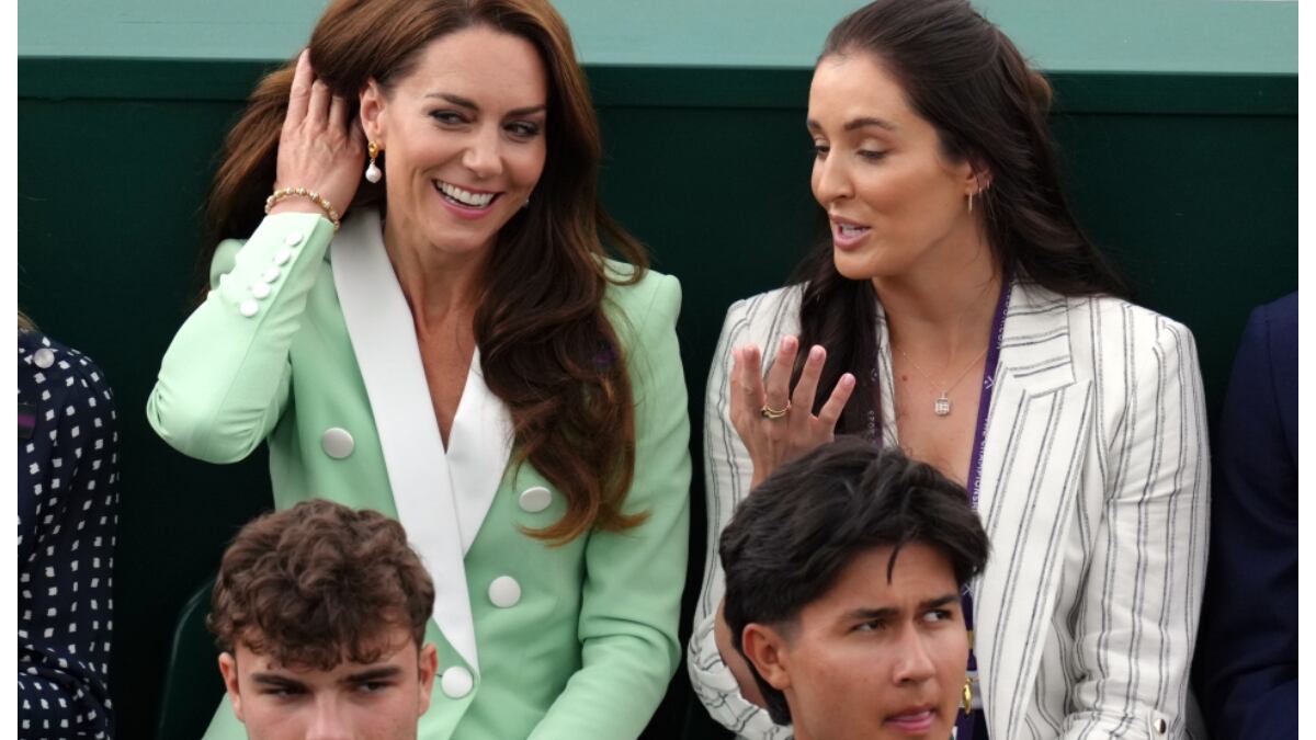 Kate Middleton asistió al segundo día de competencias en Wimbledon.