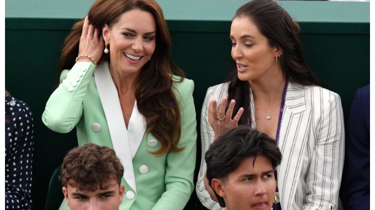 Kate Middleton asistió al segundo día de competencias en Wimbledon.