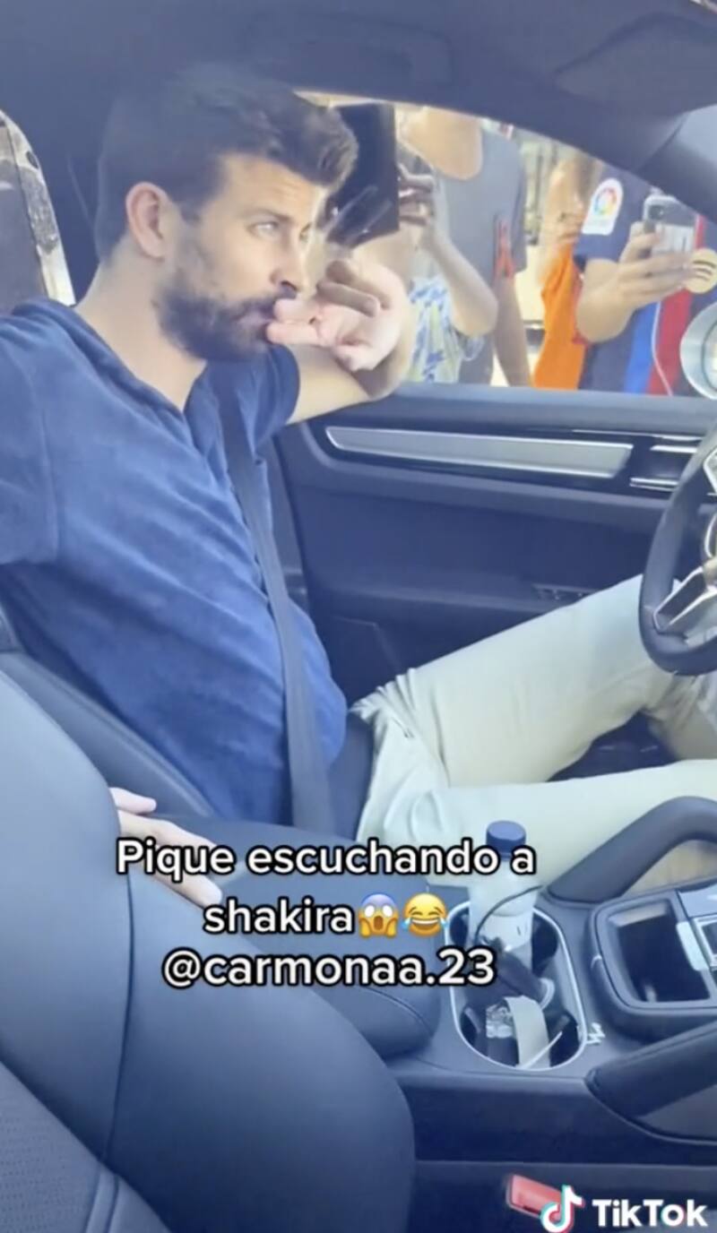 Piqué es captado escuchando canción de Shakira - Créditos: Instagram