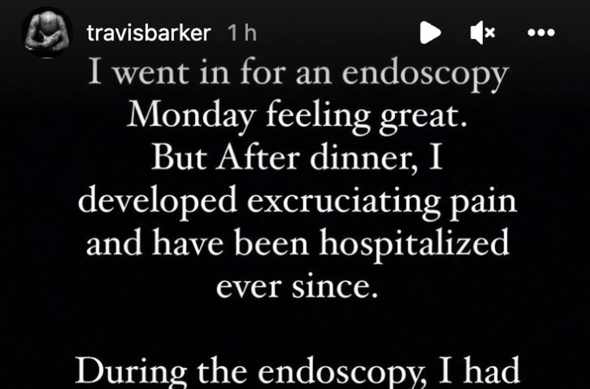 Travis Barker confirma que su vida estuvo en peligro y explica lo que sucedió