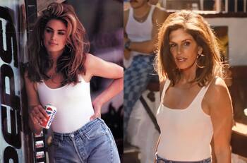 Cindy Crawford revivió su icónico anuncio de Pepsi en el videoclip ‘One Margarita’”