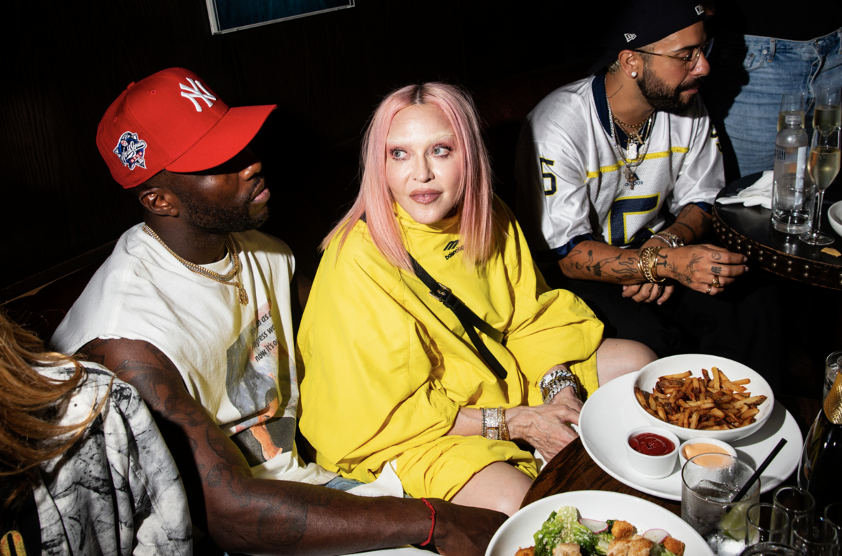 Madonna e hijos Lourdes León y Rocco se toman la vida nocturna en Nueva York