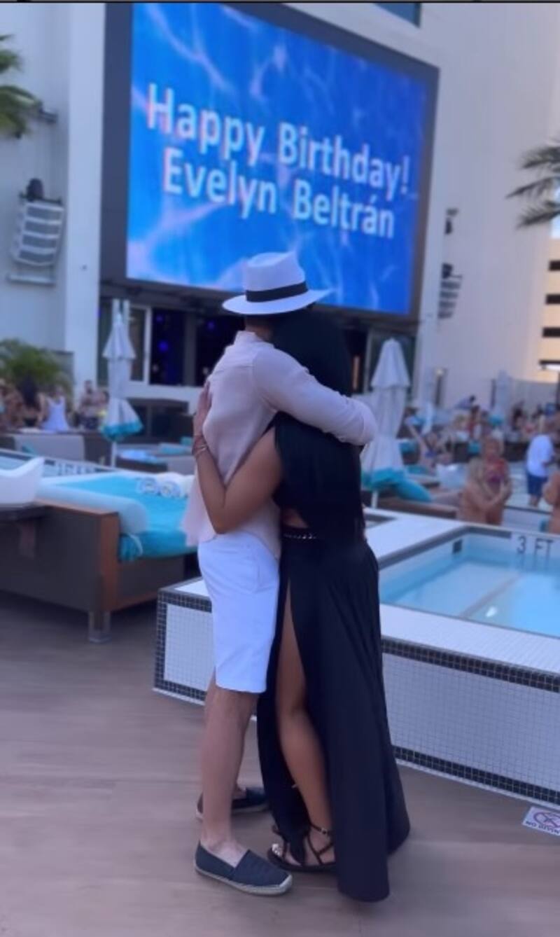 Evelyn Beltrán acompaña a su novio en cada oportunidad - Créditos: Instagram