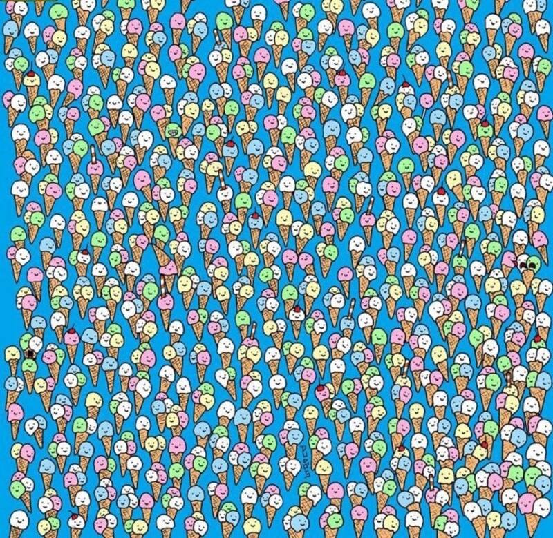 Encuentra la paleta entre los helados - Créditos: Instagram