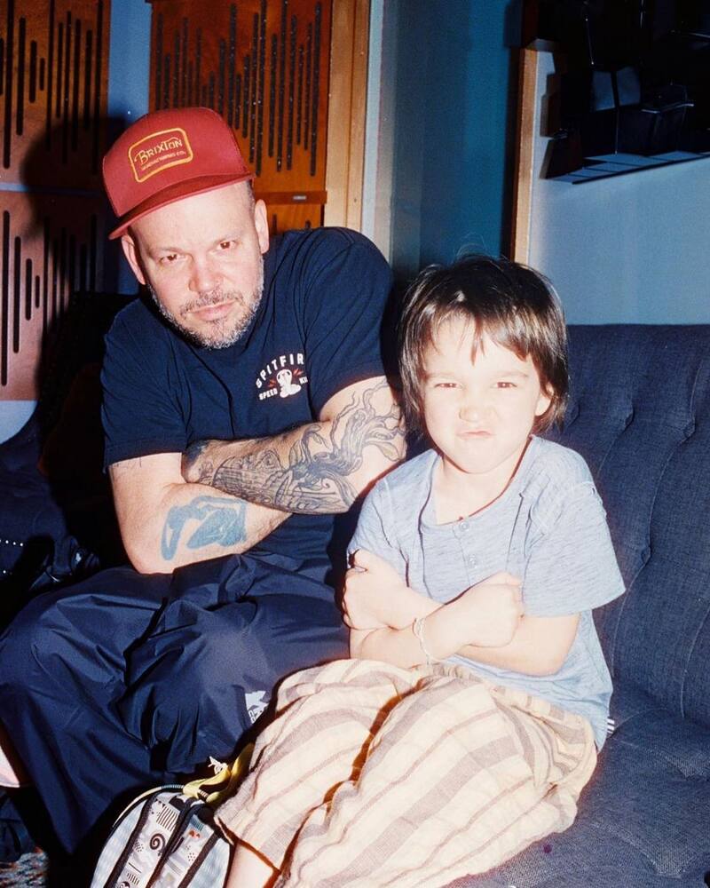 Residente y Milo pasaron a saludar a Messi en su paso por Miami - Créditos: Instagram