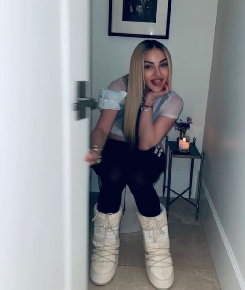 Madonna sube video en estado de ebriedad - Créditos: Instagram