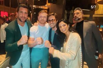 Saúl "Canelo" Álvarez aparece en las fotos del after-party junto a varias celebridades