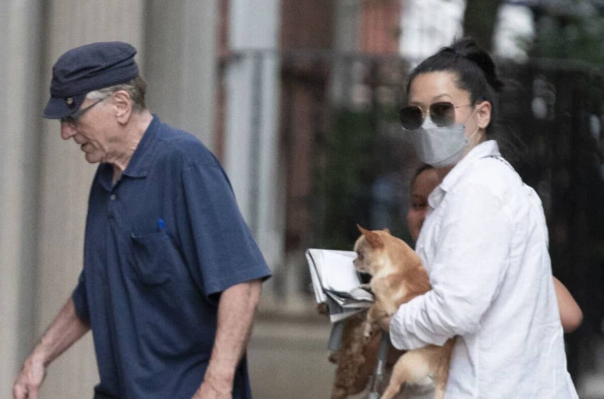 Robert De Niro pasea de la mano de su novia 15 años más joven