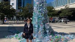 Princesa Eugenia muestra su avanzado embarazo en una visita relámpago a México