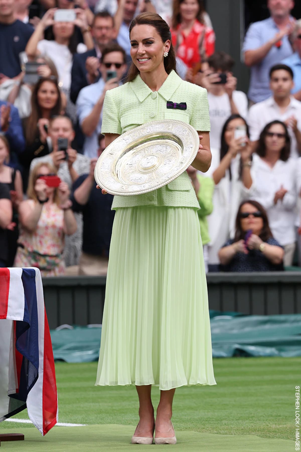 Kate Middleton estuvo en la final femenina de Wimbledon.