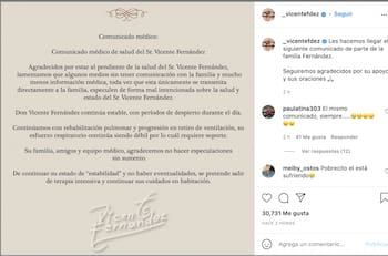 Vicente Fernández podría salir de la terapia intensiva, reporte médico al 19 de octubre