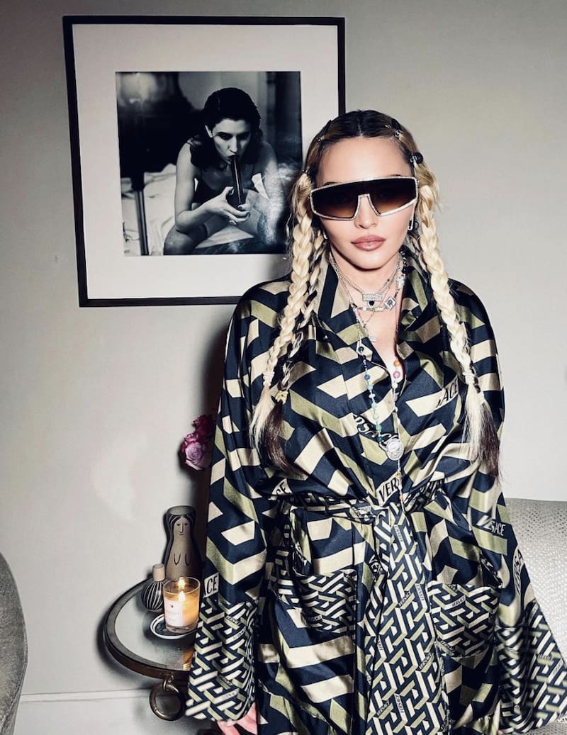 Madonna presume su encuentro con Kanye West y Julia Fox. - Créditos: Instagram: @madonna