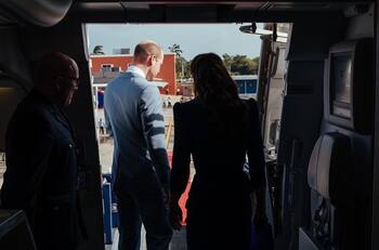 Kate y William aterrizan en Belice pese a las complicaciones