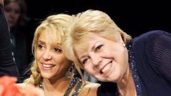 Madre de Shakira sufrió trombosis pero se salvó porque coágulo no alcanzó a llegar a su cerebro