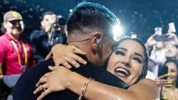 Vocalista de Grupo Firme le desea lo mejor a su esposa tras arrojarle litros de diversas bebidas