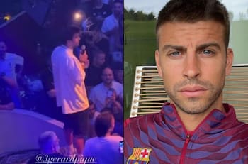 Gerard Piqué perdió el control frente a los fans que corearon el nombre de Shakira en un club de Madrid