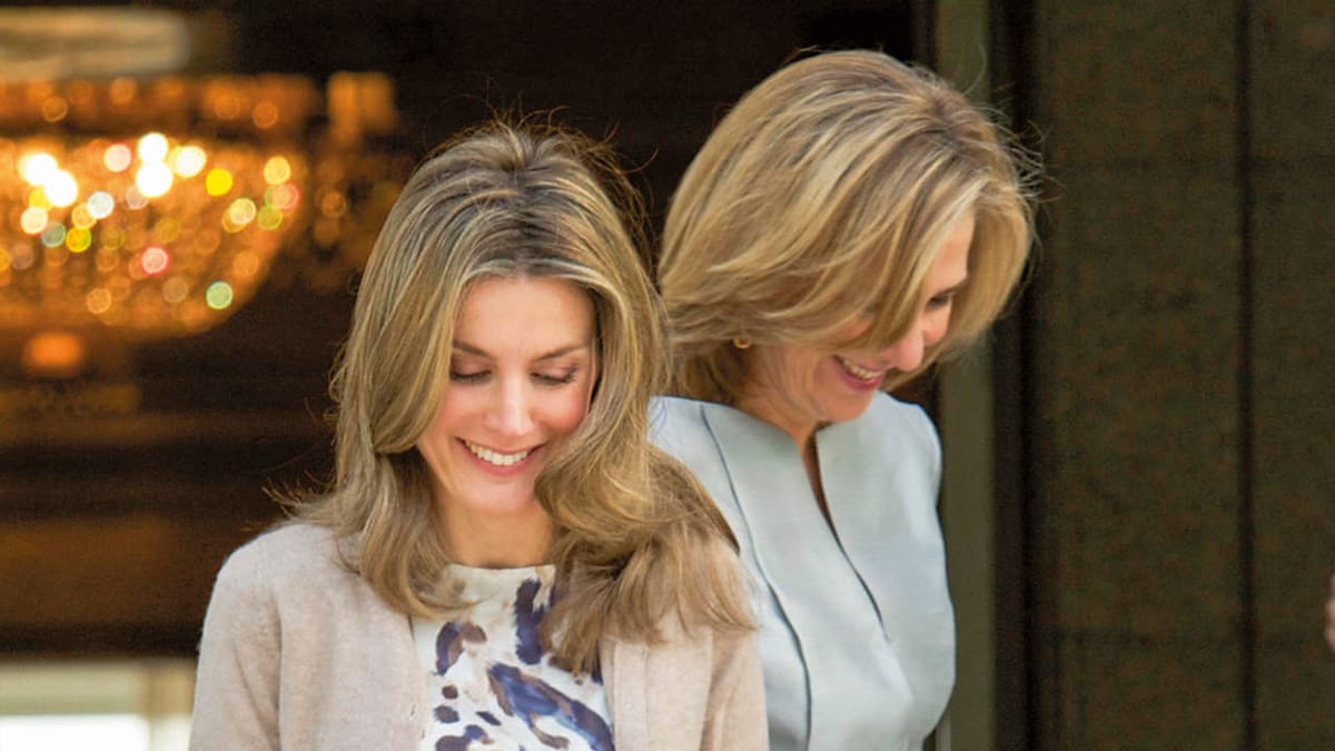 La Reina Letizia de España en los tiempos en que llevaba bien con su cuñada, la infanta Cristina.