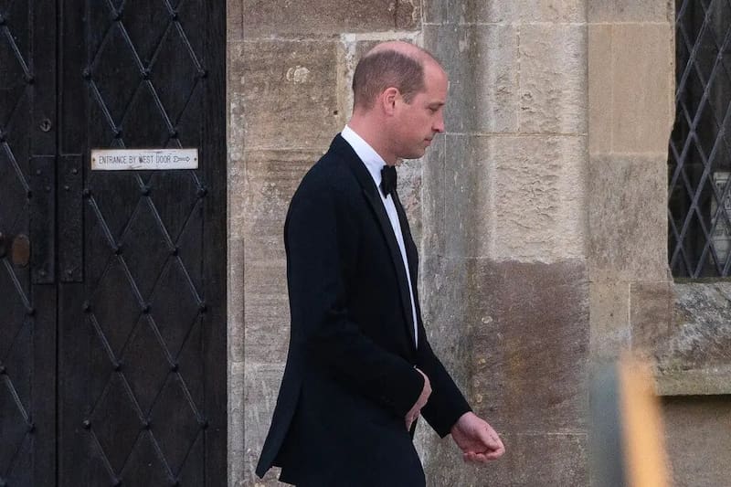 El príncipe William asistió en solitario a la boda de su ex - Créditos: Twitter