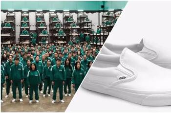 ‘El juego del calamar’ provoca un boom en la venta de tenis Vans blancos