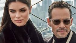 Marc Anthony y Nadia Ferreira instalan su compromiso de amor en la cumbre de Nueva York