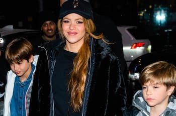 Shakira se divierte con sus hijos tras la foto viral de Gerard Piqué con Clara Chía