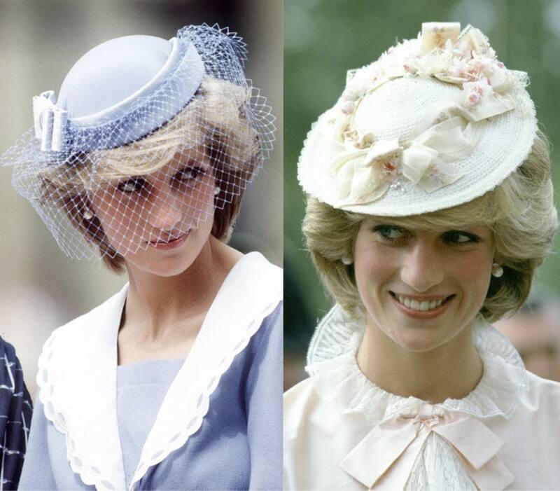 La increíble y extravagante colección de sombreros que tenía Lady Di - Créditos: Instagram