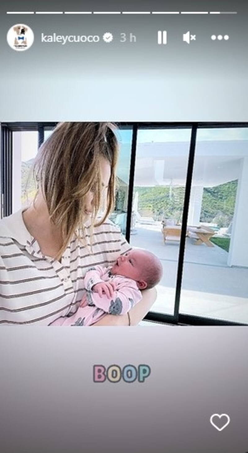 Kaley Cuoco enterneció las redes con las imágenes de su bebé - Créditos: Instagram