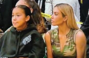 Kim Kardashian y su hija North mostraron su apoyo a los hijos de LeBron James y Carmelo Anthony