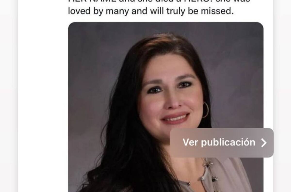 Ella fue la valiente maestra que se sacrificó para proteger a sus alumnos en la masacre en Texas