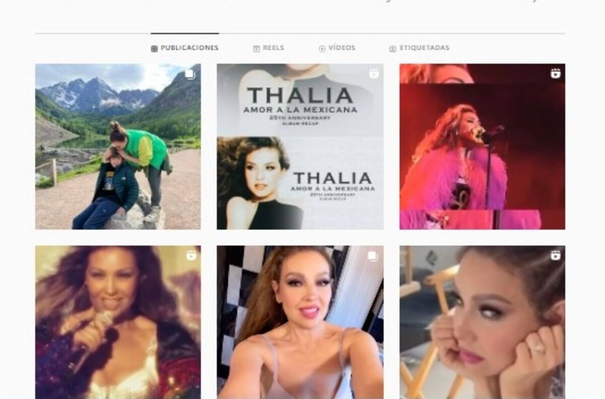 Desaparece publicación de Thalía despidiéndose de su abuela en Instagram