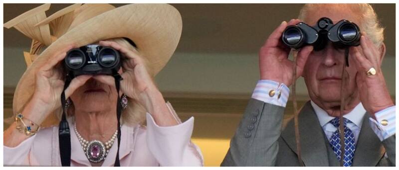 El Rey Carlos III y la reina Camila no se perdían detalles de las carreras en el Royal Ascot.