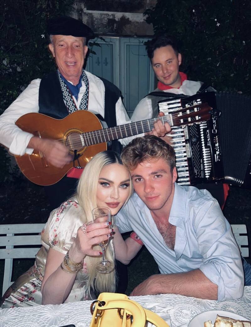 Madonna festejó el cumpleaños 22 de su hijo Rocco. - Créditos: Instagram