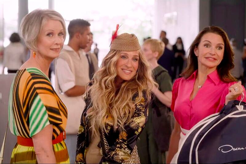 Sarah Jessica Parker, Kristin Davis y Cynthia Nixon en "And just like that..."