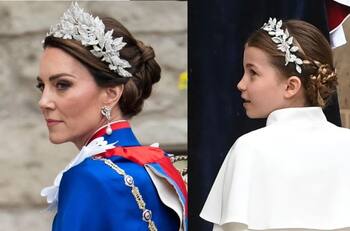 El sentimental significado de las tiaras de flores de Kate Middleton y la princesa Charlotte