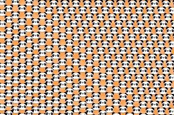 Reto Visual: ¿Puedes encontrar al panda que está triste en tan solo 10 segundos?