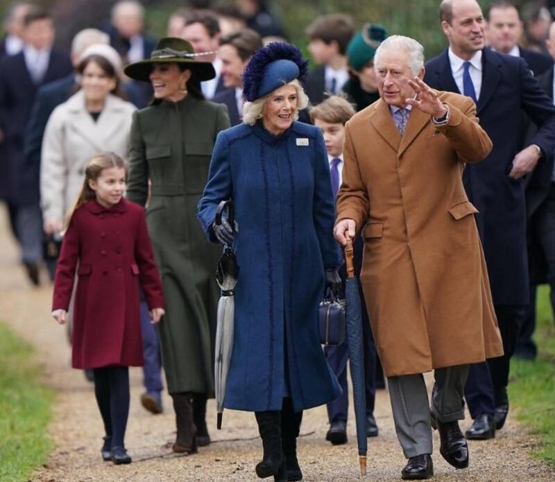 La familia real en Sandringham. - Créditos: Instagram