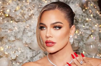 Khloé Kardashian dejó ver su elegante decoración navideña y el color que predominó