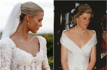El vestido de novia de la sobrina de Lady tiene una "conexión especial" con la fallecida princesa