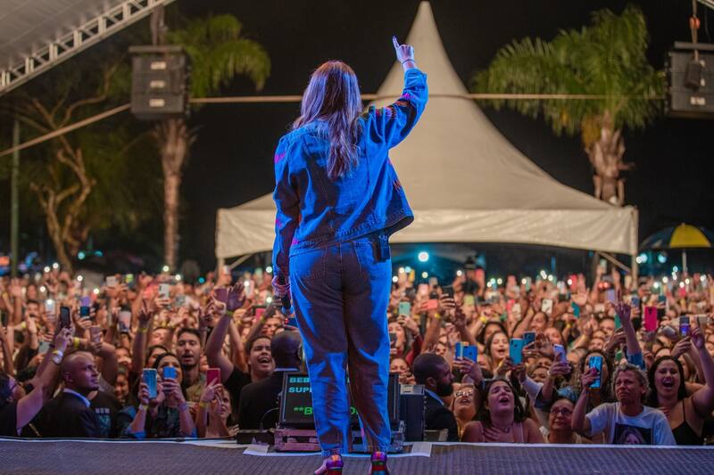 Marília Mendonça en uno de sus conciertos - Créditos: Facebook