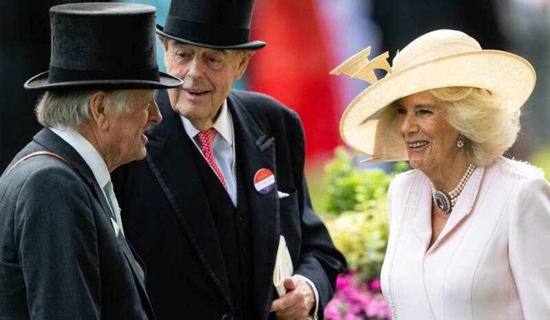 La reina Camila estuvo con Andrew Parker Bowles en el Royal Ascot.