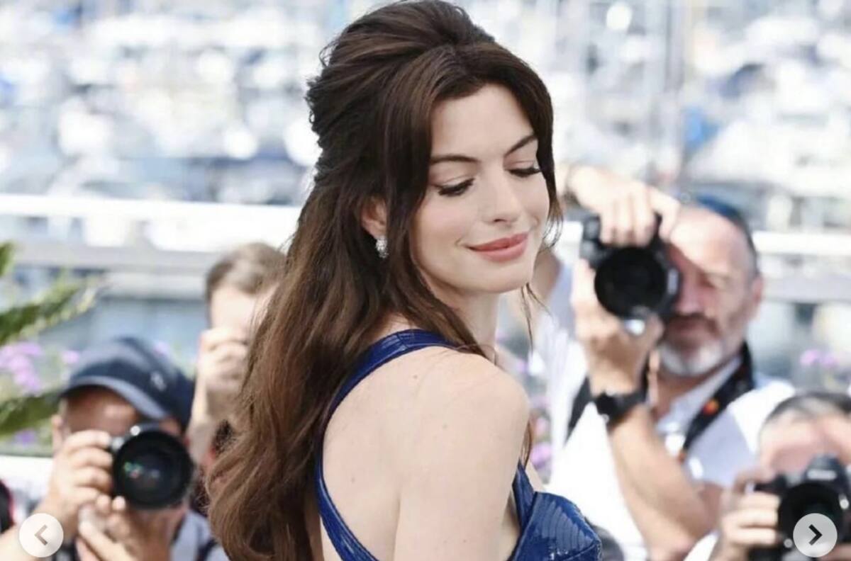 Anne Hathaway posa con su lado más salvaje a los 40 años y da una lección de estilo