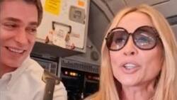 Carlos Baute y Marta Sánchez suben nuevo video después de cantar su hit en medio de turbulento vuelo