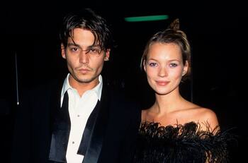 Destrozos y rumores de compromiso: Así fue la intensa relación de Johnny Depp y Kate Moss