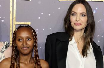 Zahara reaparece junto a Angelina Jolie y luce mucho mayor que la actriz