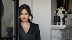 Ex Miss Universo Haarnaz Sandhu pone su belleza al servicio de una campaña impactante