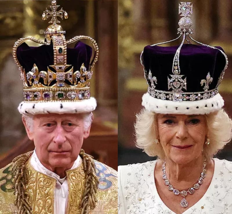 El rey Carlos III y la reina Camila fueron coronados en histórica ceremonia - Créditos: Especial