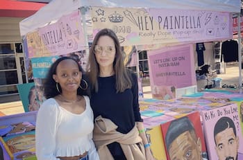 Angelina Jolie causó sensación visitando a su hija Zahara en la universidad