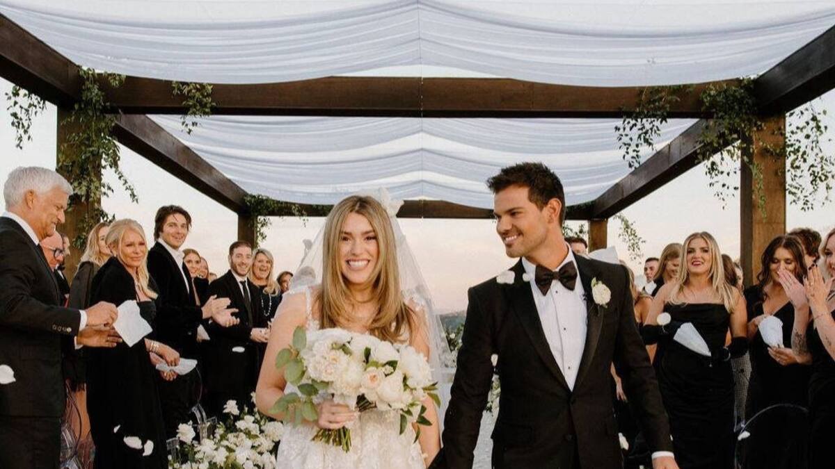 Salen a la luz fotografías exclusivas de la boda de Taylor Lautner, protagonista de ‘Crepúsculo’